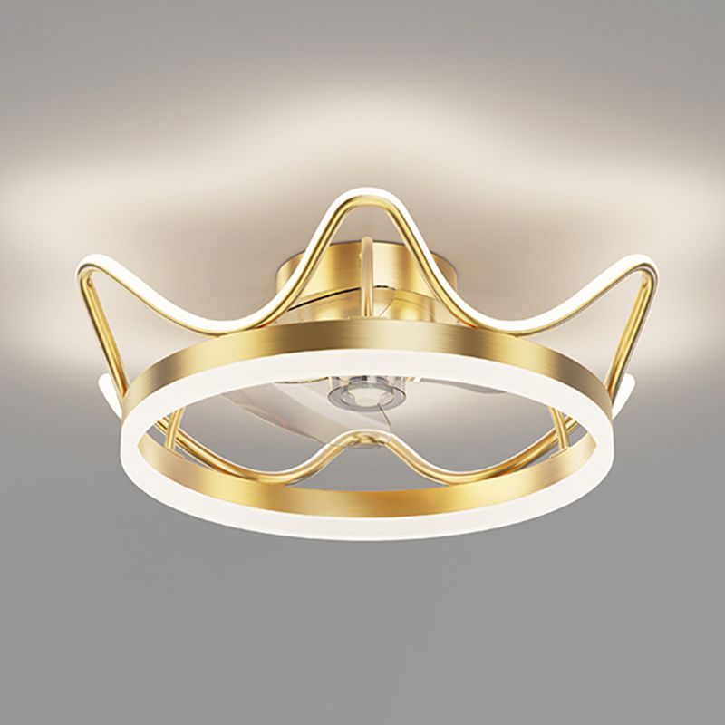 Kirsten 3/7-Blade Ceiling Fan with Light, 2 Style, DIA 20" - Lumpaz