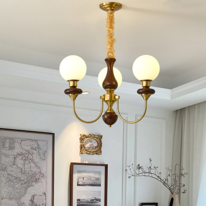 Silva Modern Luxury Decorative LED Chandelier Gold Metal Living Room - Lumpaz