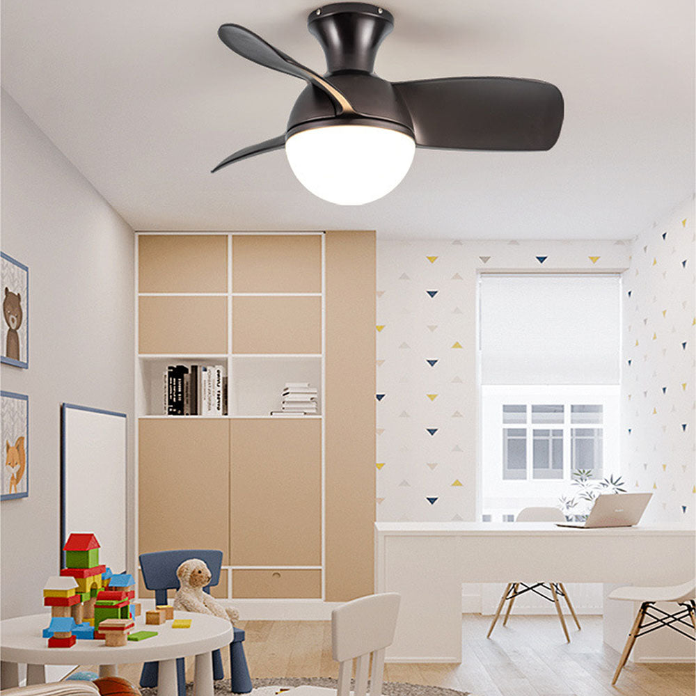 Morandi 3-Blade Basic Ceiling Fan with Light, 3 Color, 30'' - Lumpaz