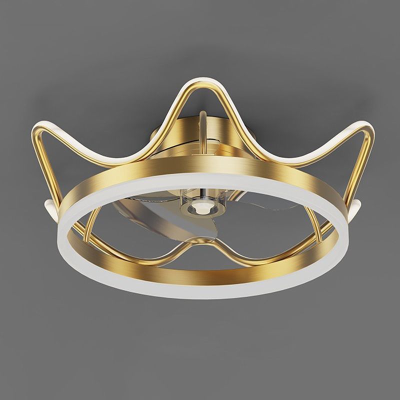 Kirsten 3/7-Blade Ceiling Fan with Light, 2 Style, DIA 20" - Lumpaz