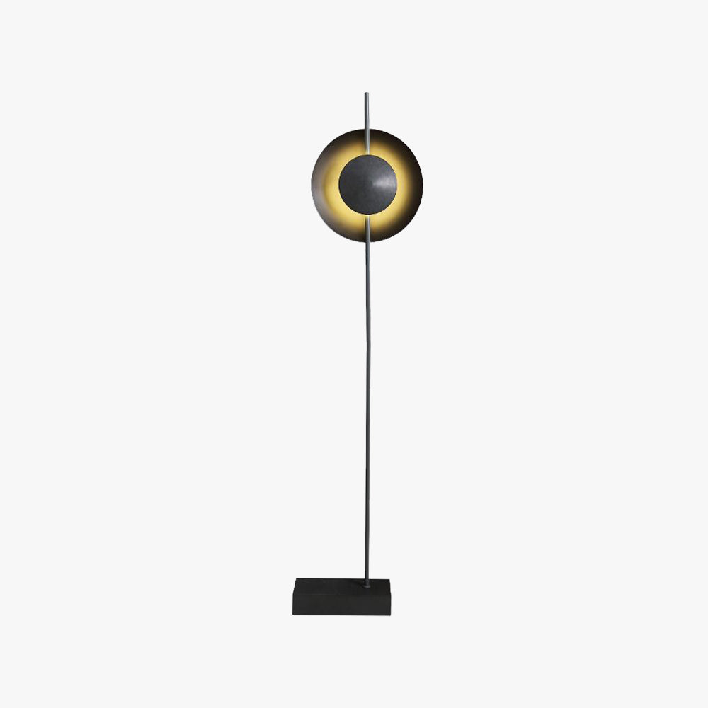 Salgado Industrial Semicircle Metal Floor Lamp - Lumpaz