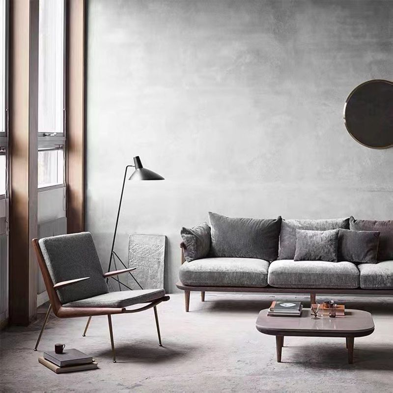 Salgado Modern Minimalist Geometric Tripod Metal Floor Lamp, Black - Lumpaz