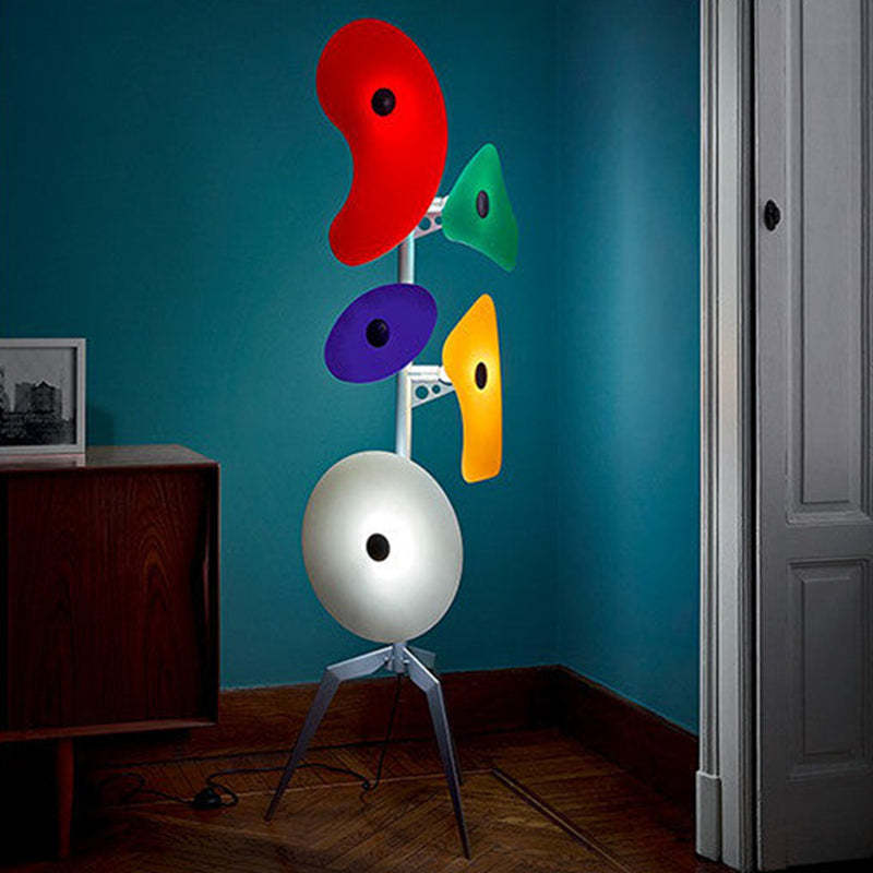 Morandi Floor Lamp Modern, ABS/Metal, Colorful, Living Room - Lumpaz