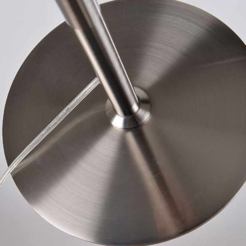 Renée Modern Cylinder Fabric Metal Floor Lamp, White/Red/Brown/Coffee - Lumpaz