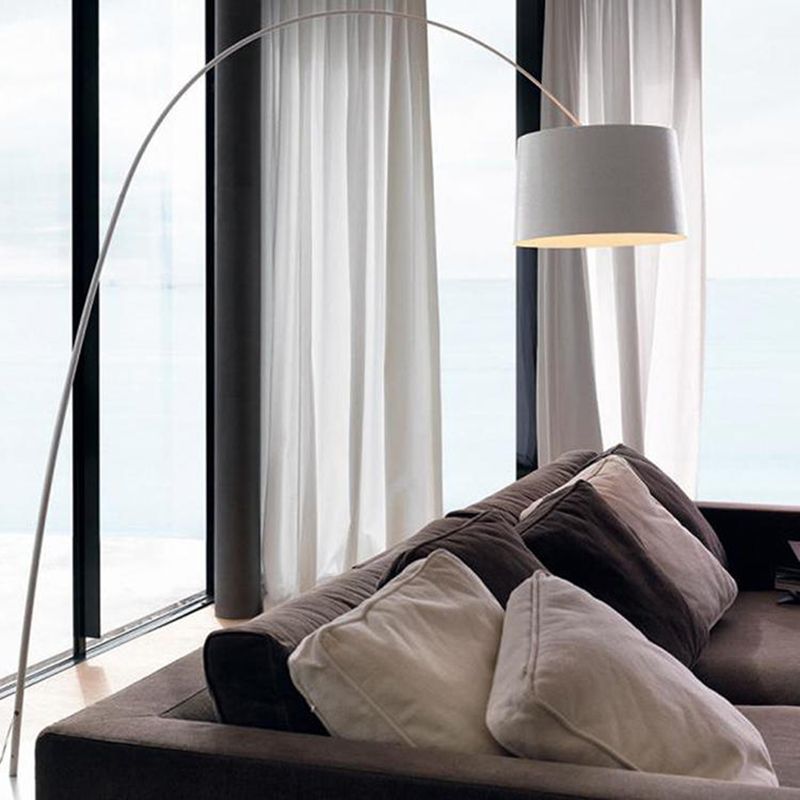 Eryn Modern Floor Lamp Metal/ Black/White/Red/Blue Bedroom - Lumpaz