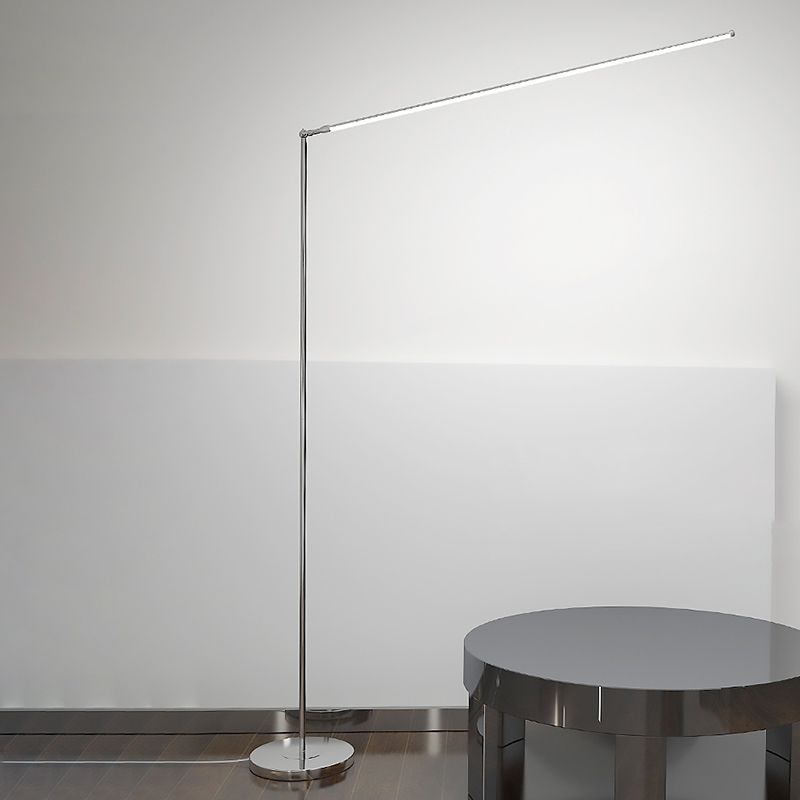 Modern Steamline Minimalist linear Floor Lamp, 2 Color - Lumpaz