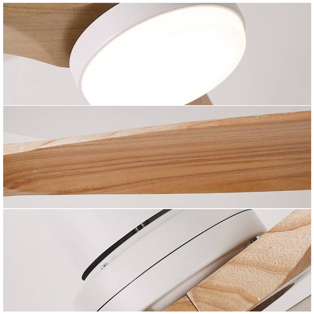 Ozawa 3-Blade Ceiling Fan with Light, DIA 52'' - Lumpaz