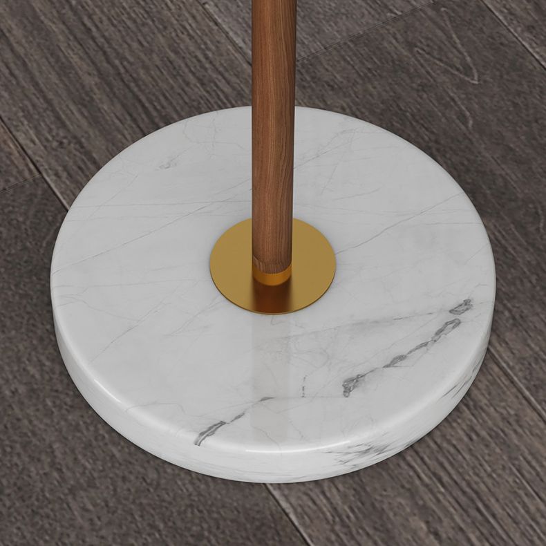 Ozawa Modern Pleated Metal Fabric Floor Lamp - Lumpaz