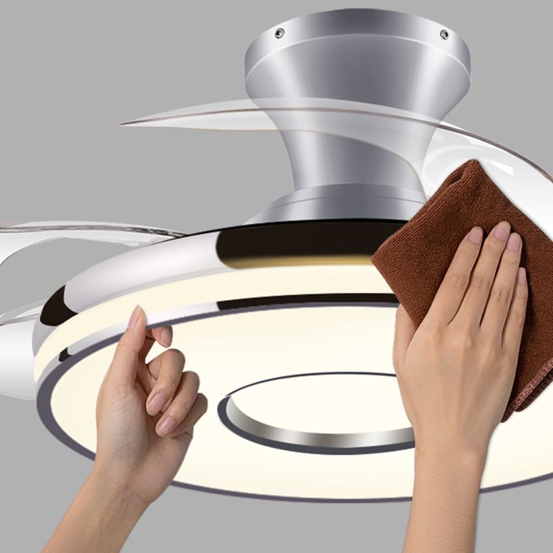 Quinn Ceiling Fan with Light, 2 Color, L 35.8"/42.5"/48" - Lumpaz