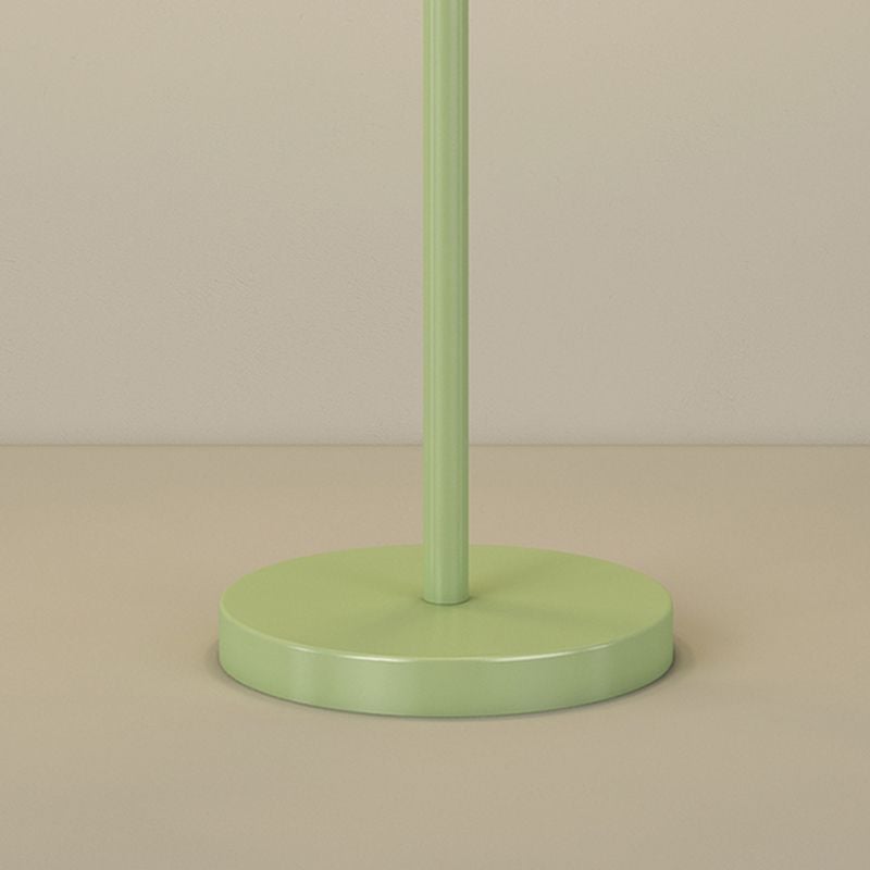 Lily Nordic 3 Lights Flower Metal Glass Floor Lamp,Green Pink - Lumpaz