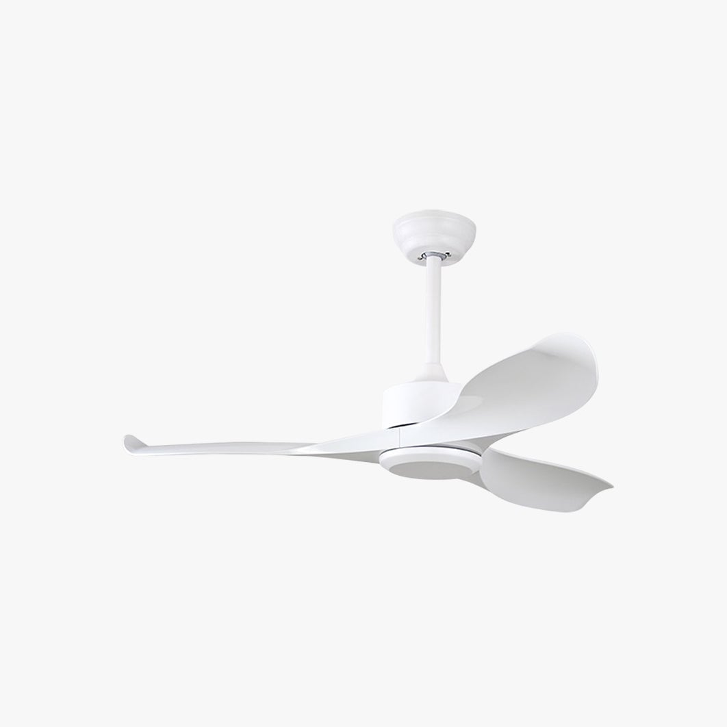 Haydn 3-Blade Modern DC Ceiling Fan, Black & White, 42''/52'' - Lumpaz