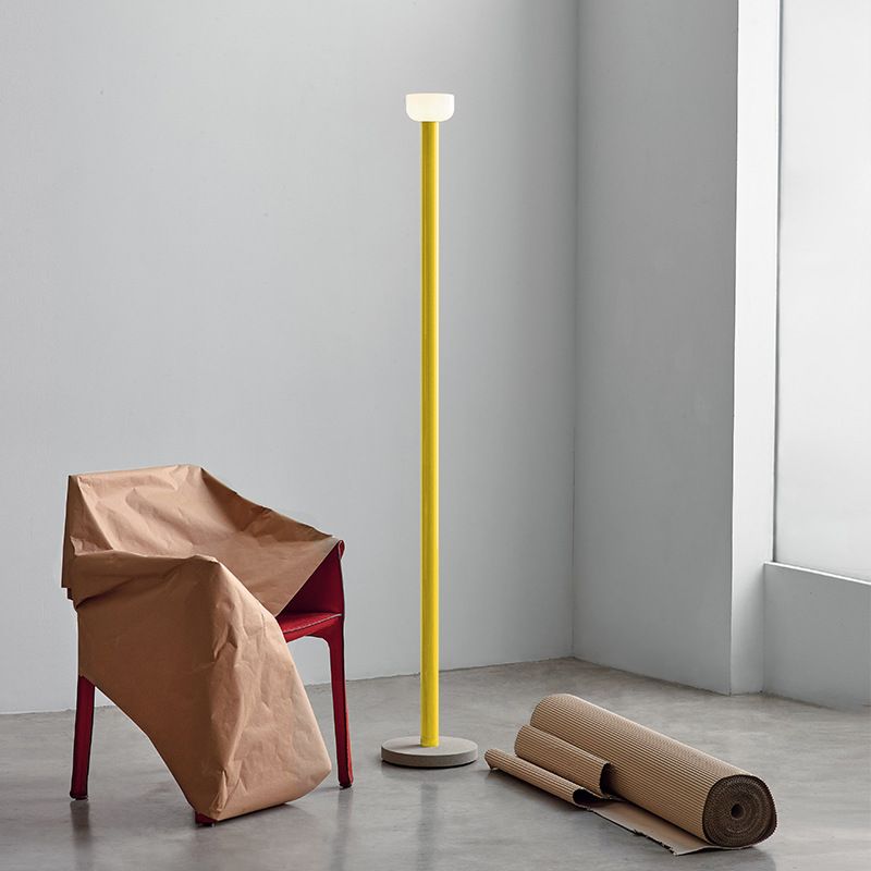 Avi Floor Lamp Nordic/Minimalist Metal, Black/White/Red/Yellow, Dining Room - Lumpaz