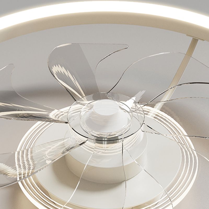 Kirsten 7/3-Blade Ceiling Fan With Light, 8 Style, L 20"/24'' - Lumpaz