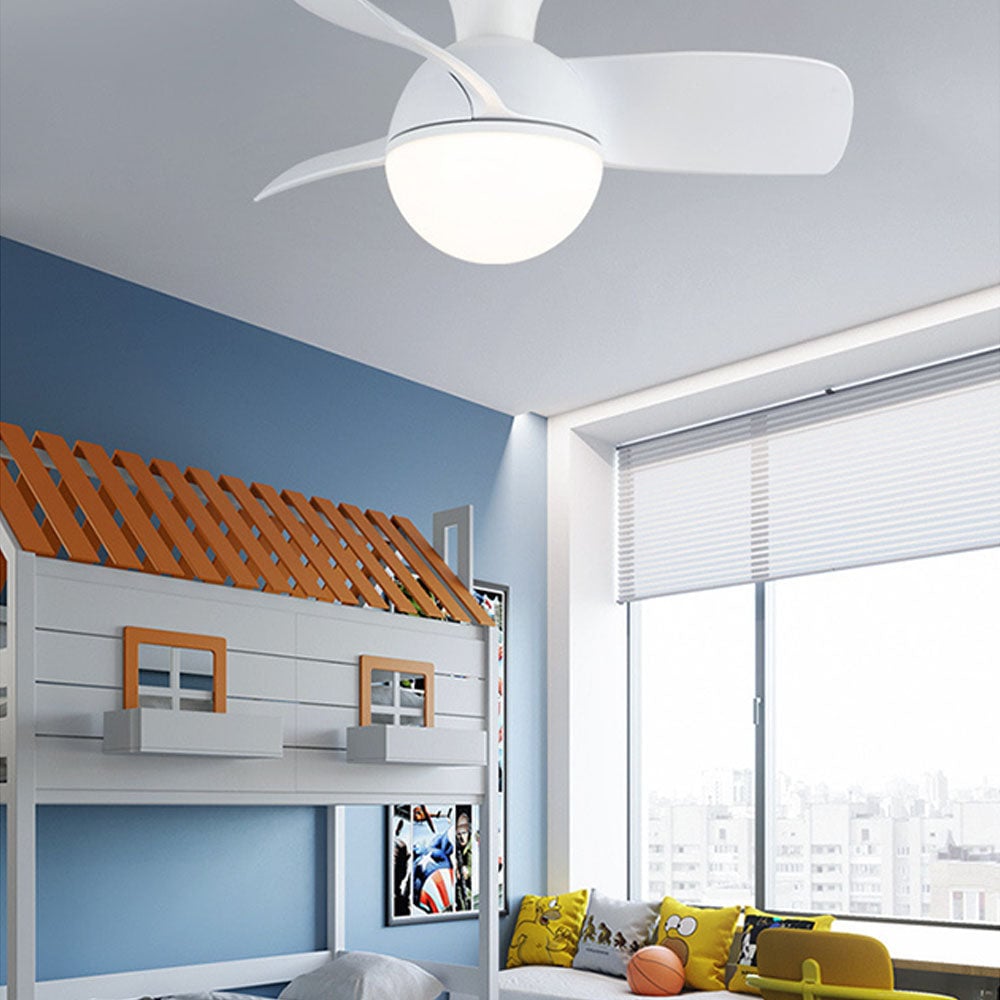 Morandi 3-Blade Basic Ceiling Fan with Light, 3 Color, 30'' - Lumpaz