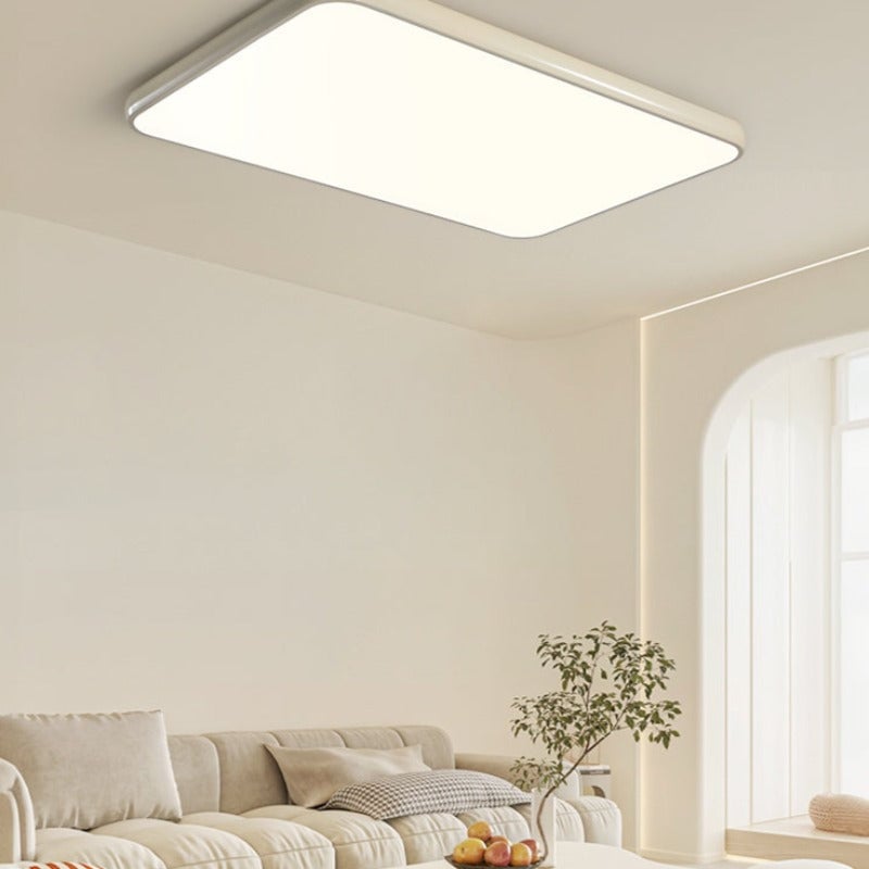 Valentina Retro LED Ceiling Lamp Red/Yellow Metal/Acrylic Living Room - Lumpaz