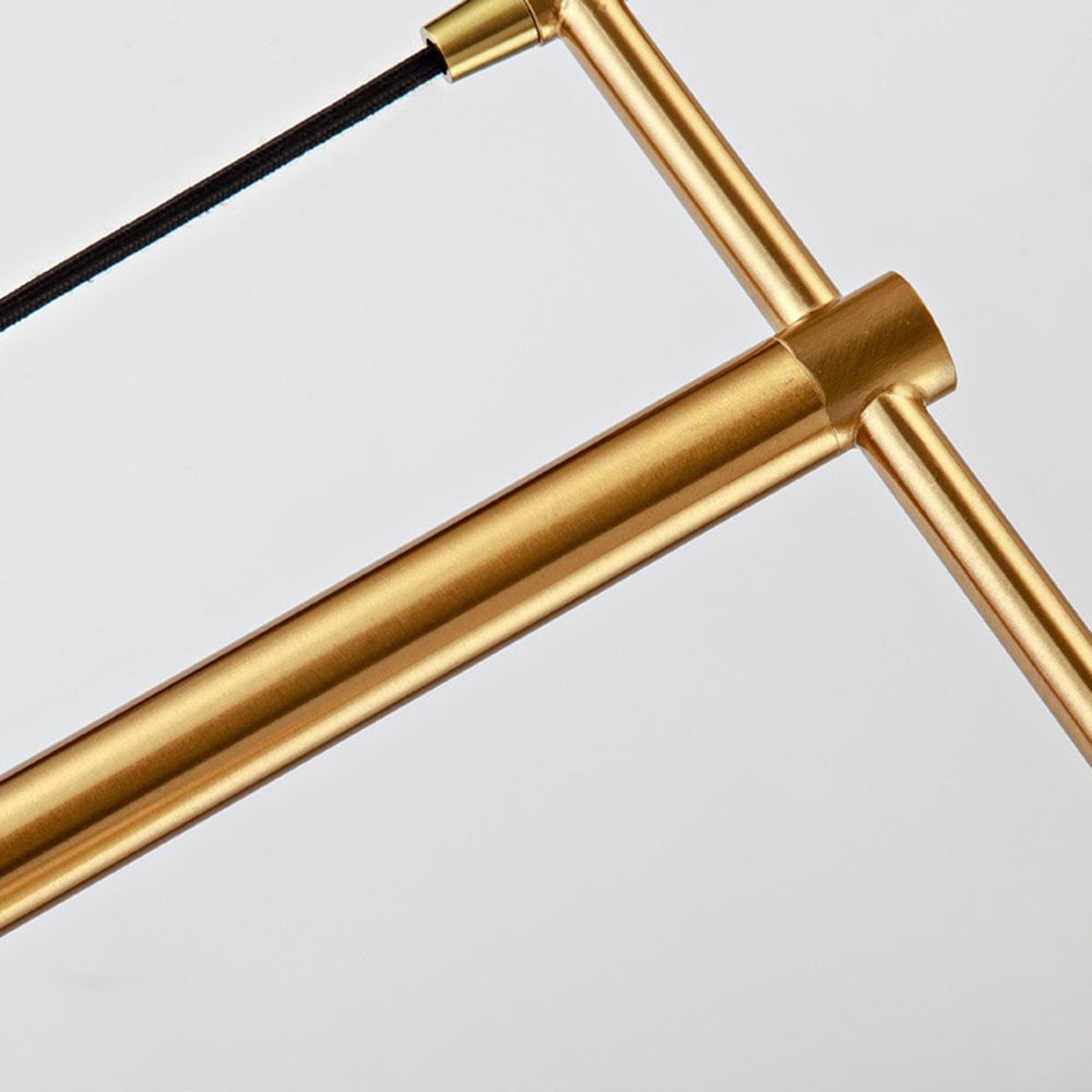 Valentina Modern Arch Glass/Metal Floor Lamp, Gold - Lumpaz