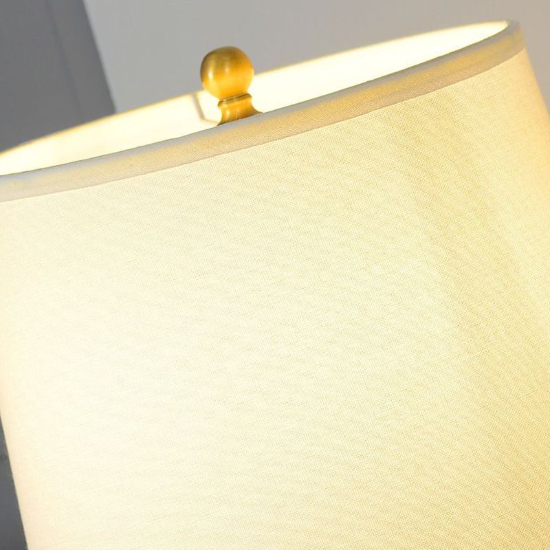 Eryn Modern Cylinder Metal Fabric Floor Lamp, 4 Color - Lumpaz