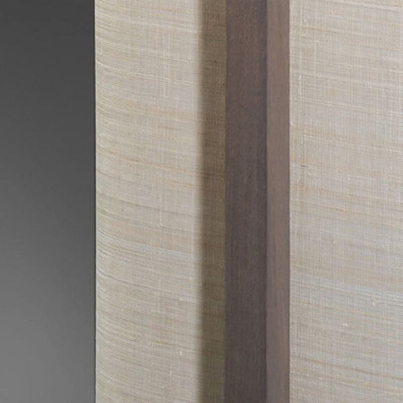 Ozawa Retro Rectangular Wood Fabric Floor Lamp - Lumpaz