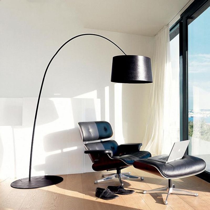 Eryn Modern Floor Lamp Metal/ Black/White/Red/Blue Bedroom - Lumpaz