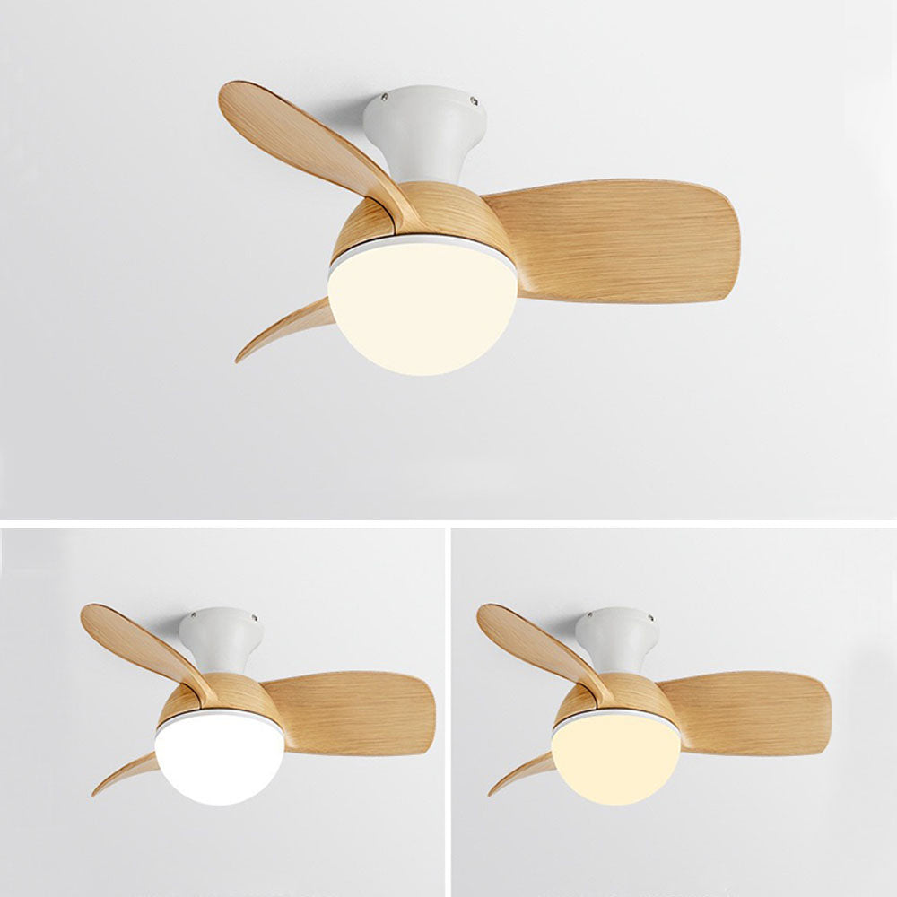 Morandi 3-Blade Basic Ceiling Fan with Light, 3 Color, 30'' - Lumpaz