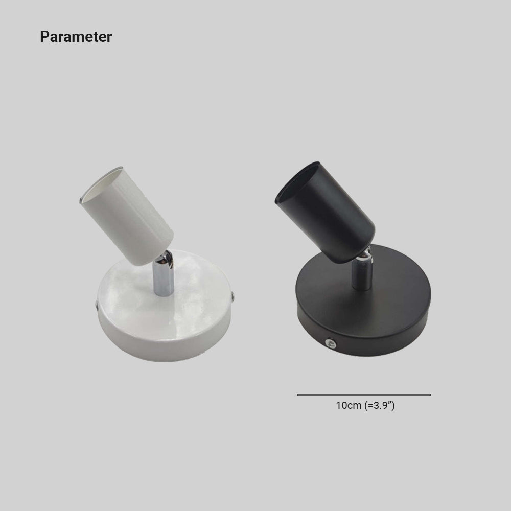 Herbert Modern Nordic Metal LED Flush Mount Ceiling Light, Black/White - Lumpaz