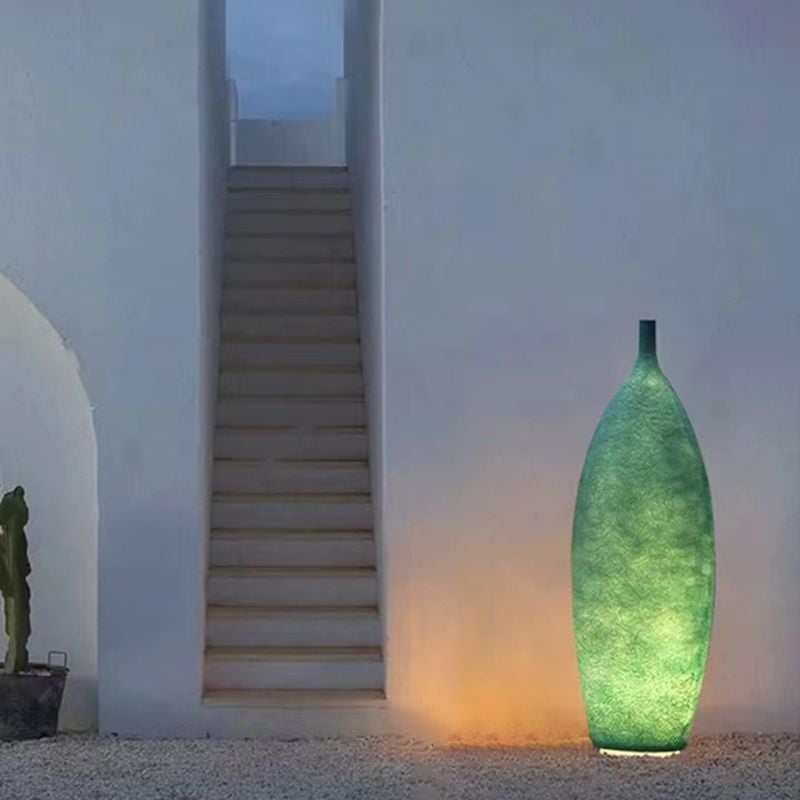 Byers Creative Bottle Resin Floor Lamp, Multi Colors, Hotel - Lumpaz