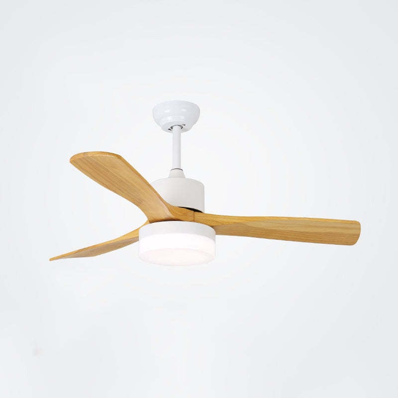 Ozawa 3-Blade Ceiling Fan with Light, Wooden, 2 Color, 43'' - Lumpaz