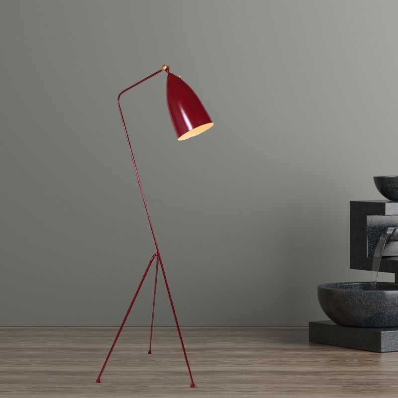 Morandi Modern Metal Cup Black Floor Lamp, Multi Colors - Lumpaz
