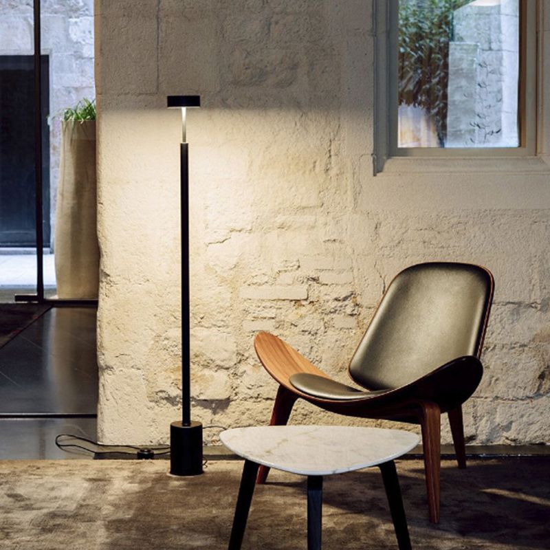 Edge Floor Lamp Linear Modern/Minimalist, Black/White/Gray, Bedroom - Lumpaz