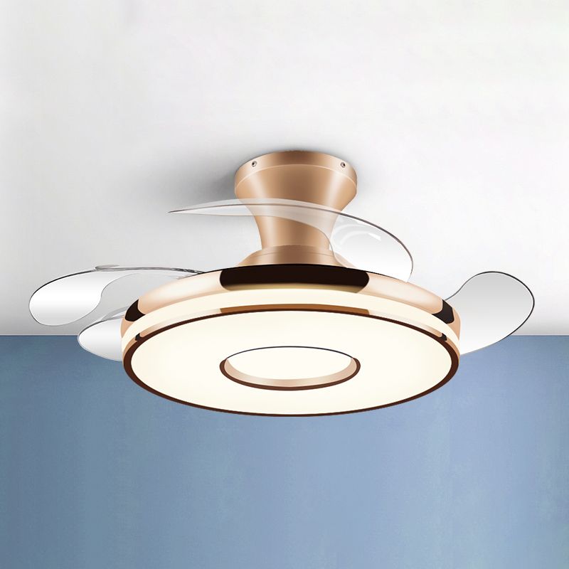 Quinn Ceiling Fan with Light, 2 Color, L 35.8"/42.5"/48" - Lumpaz