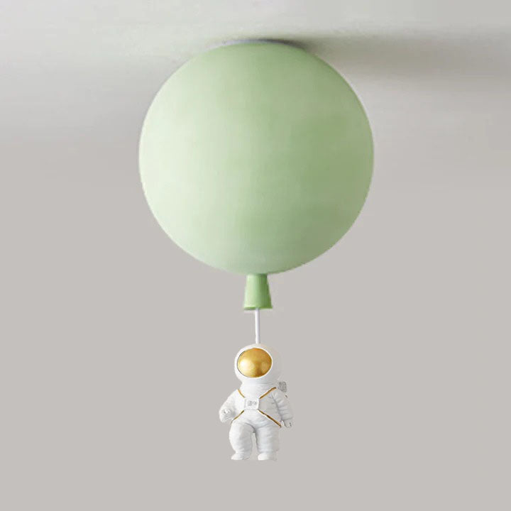 Fateh Astronaut Balloon Flush Mount Ceiling Light 8 Color Bedroom - Lumpaz
