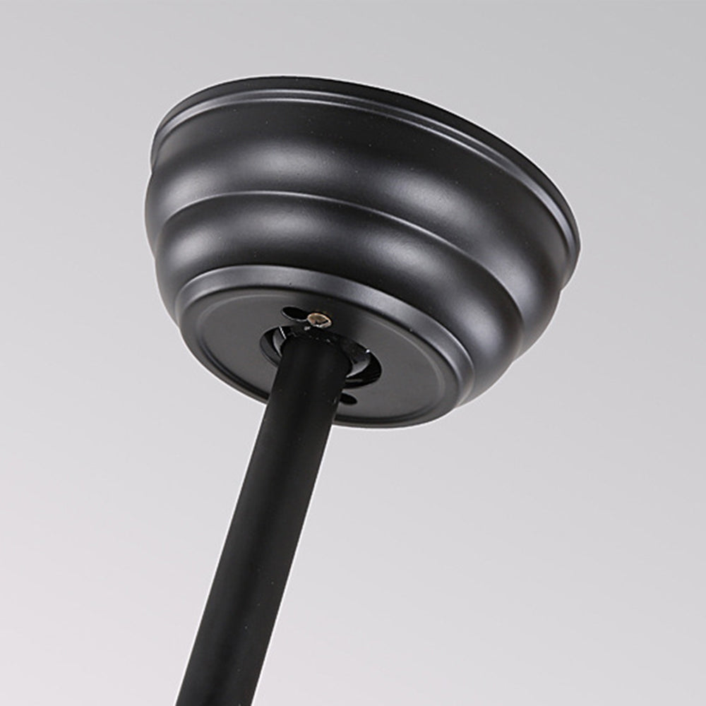 Haydn 4-Blade Industrial Black DC Ceiling Fan, Summer, 47'' - Lumpaz
