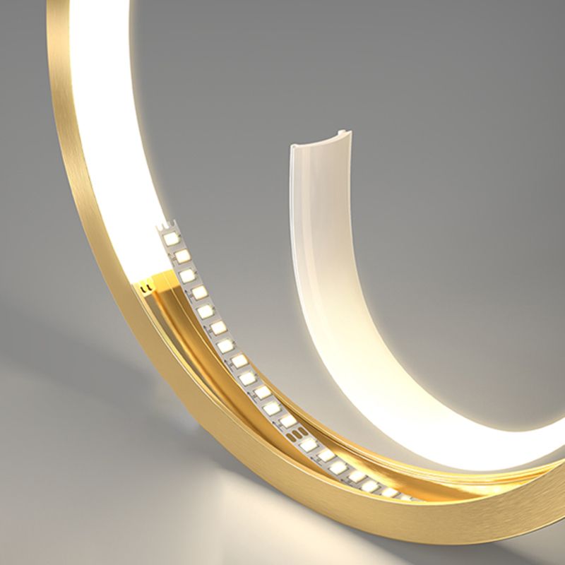 Madina Double-C Starry Ceiling Fan with Light, 2 Color, 24.5" - Lumpaz