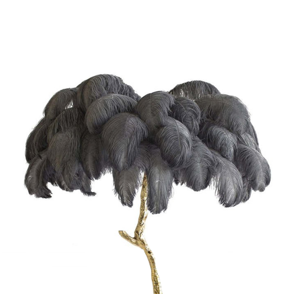 O'Moore Nordic Luxury Unique Ostrich Feather Floor Lamp/Table Lamp - Lumpaz