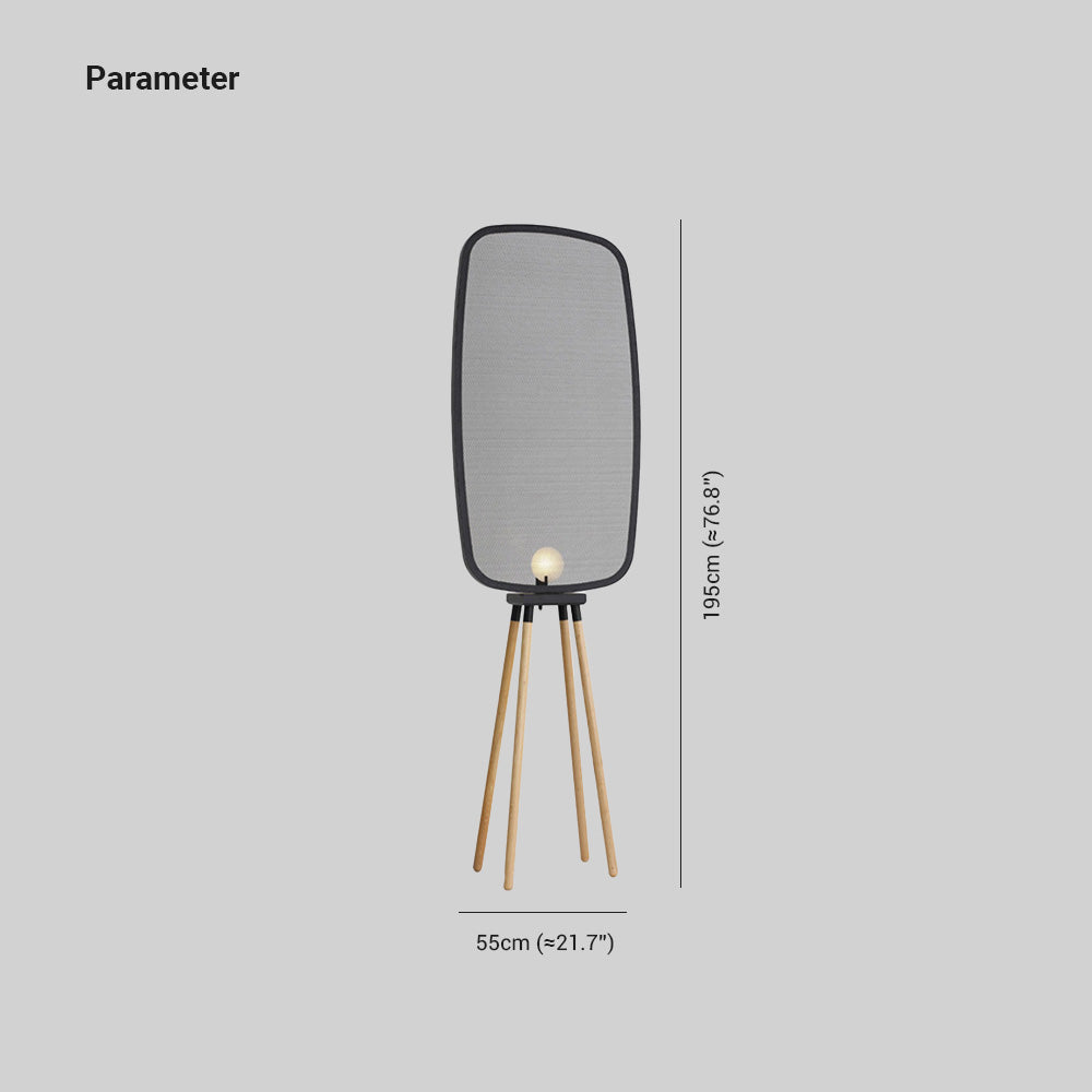 Cooley Modern Design Minimalistic Floor Lamp, Metal & Wood - Lumpaz
