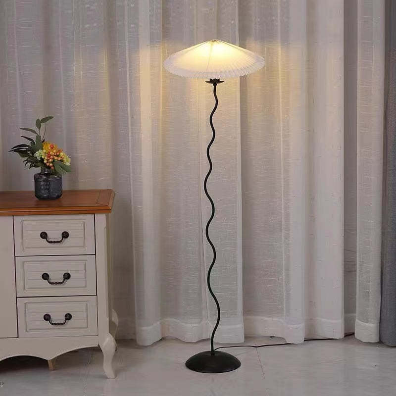 Renée Modern LED Mushroom Floor Lamp Metal Bedroom/Living Room - Lumpaz