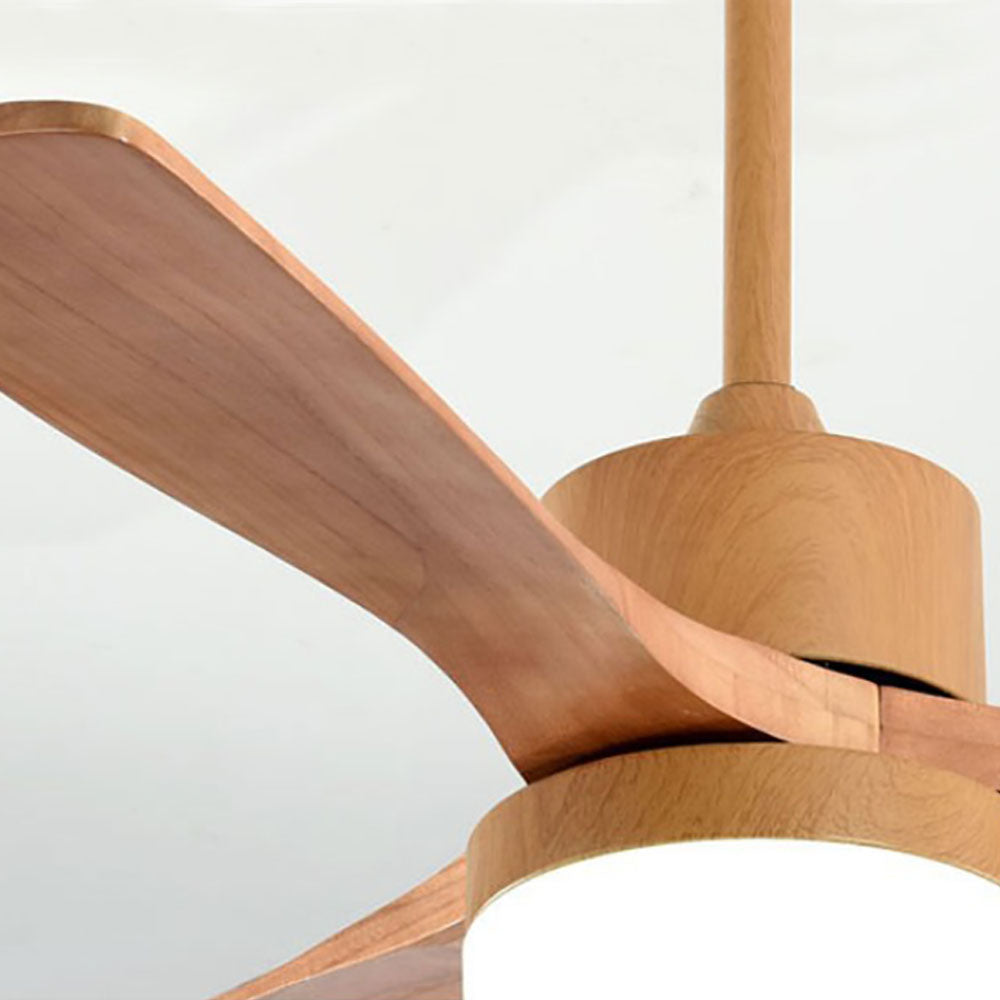 Ozawa Wooden Ceiling Fan Light, DIA 52'' - Lumpaz