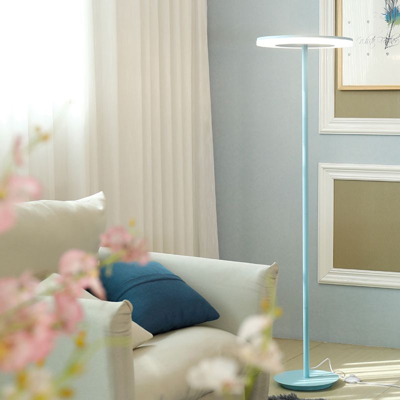 Morandi Modern Disc Metal Floor Lamp, Multi Color - Lumpaz