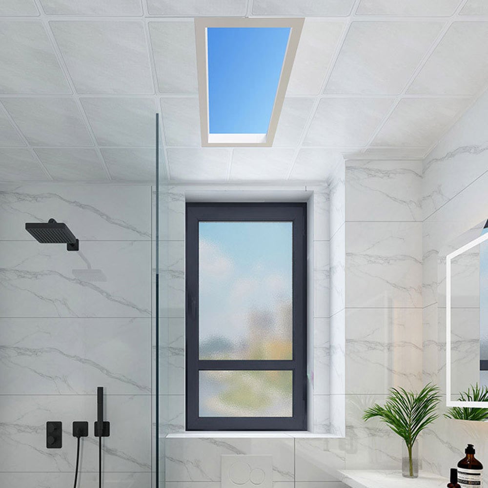 Edge Modern Remote Control Flush Mount Ceiling Light, Black - Lumpaz