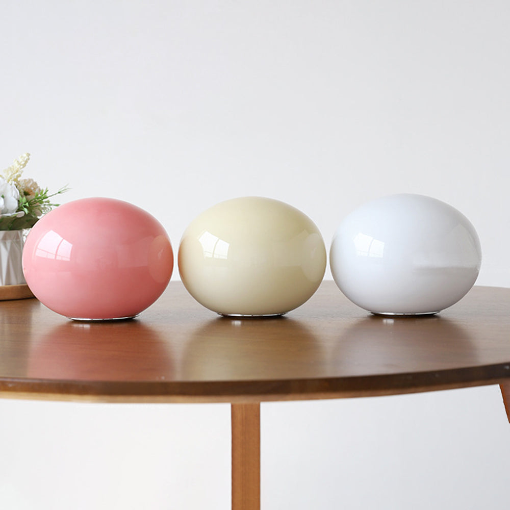 Hailie Retro Art Deco Globe Chandelier, White/Pink/Beige - Lumpaz