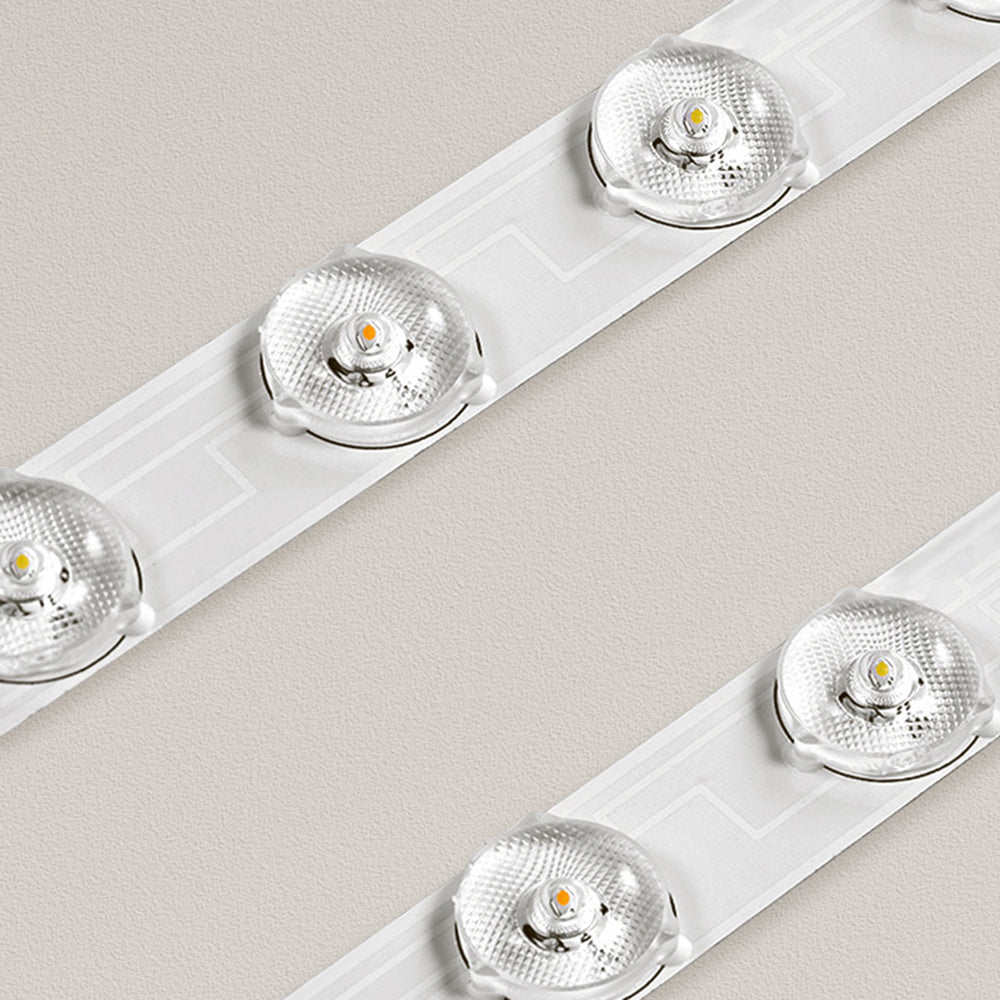 Minori Modern Flush Mount Cloud Ceiling Light, White, Metal - Lumpaz