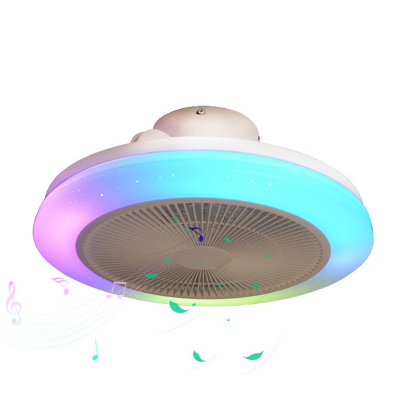 Morandi RGB Bluetooth Ceiling Fan with Light, DIA 19" - Lumpaz
