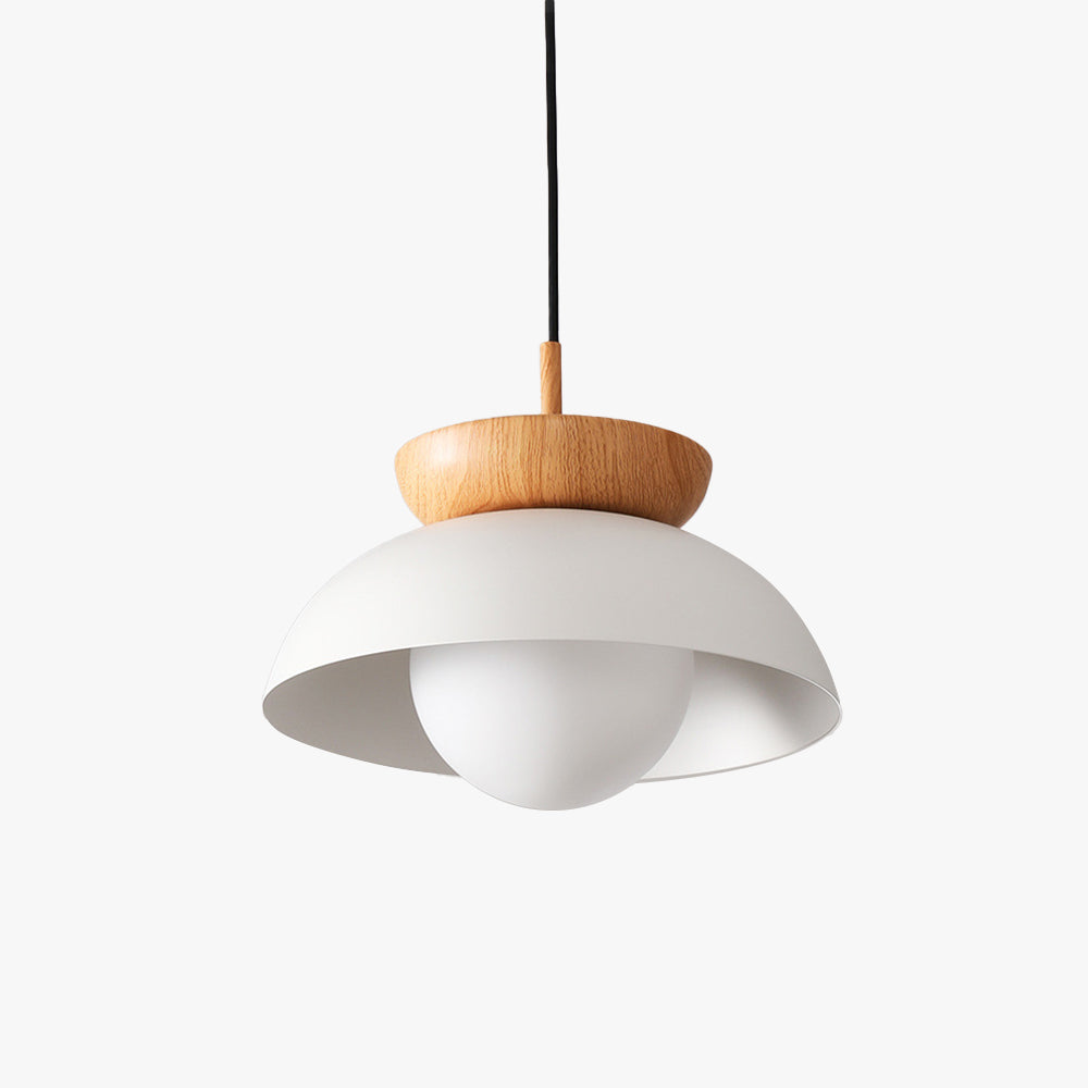 Ozawa Nordic Pendant Lights Wood/Metall Black Kitchen Balcony - Lumpaz