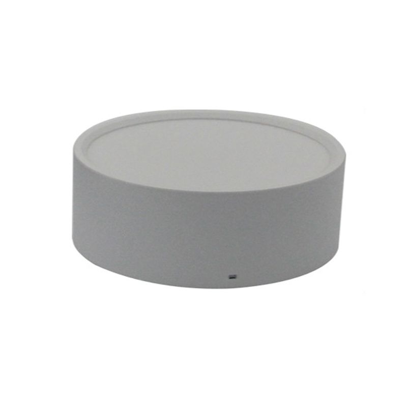 Quinn Flush Mount Ceiling Light Cylindrical Modern Metal/Acrylic, White/Black/Gray, Bedroom - Lumpaz