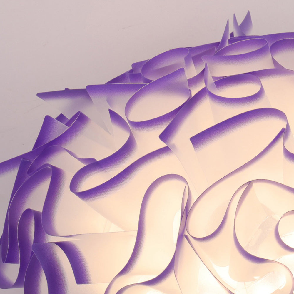 Morandi Art Deco Flower Acrylic Flush Mount Ceiling Light 7 Colors - Lumpaz