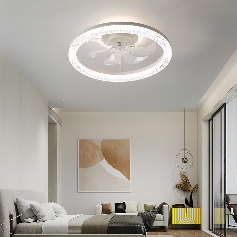 Kirsten 7/3-Blade Ceiling Fan With Light, 8 Style, L 20"/24'' - Lumpaz