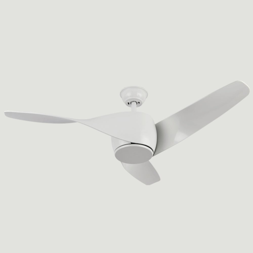 Garner 3-Blade Basic Ceiling Fan with Light, 4 Colors, DIA 52'' - Lumpaz