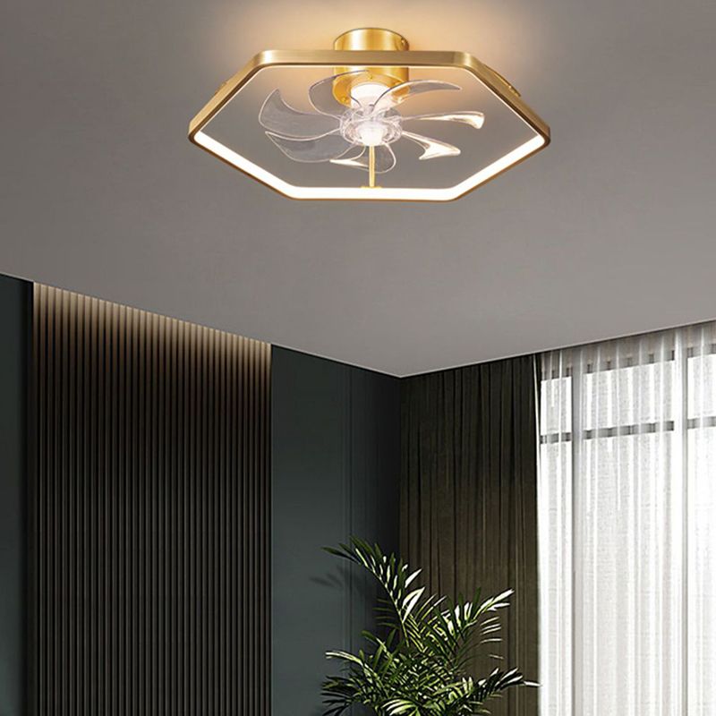 Bella Ceiling Fan with Light, 3 Style, DIA 21" - Lumpaz