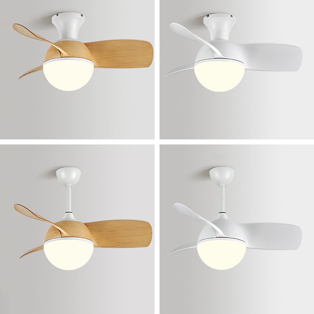 Morandi 3-Blade Basic Ceiling Fan with Light, 3 Color, 30'' - Lumpaz