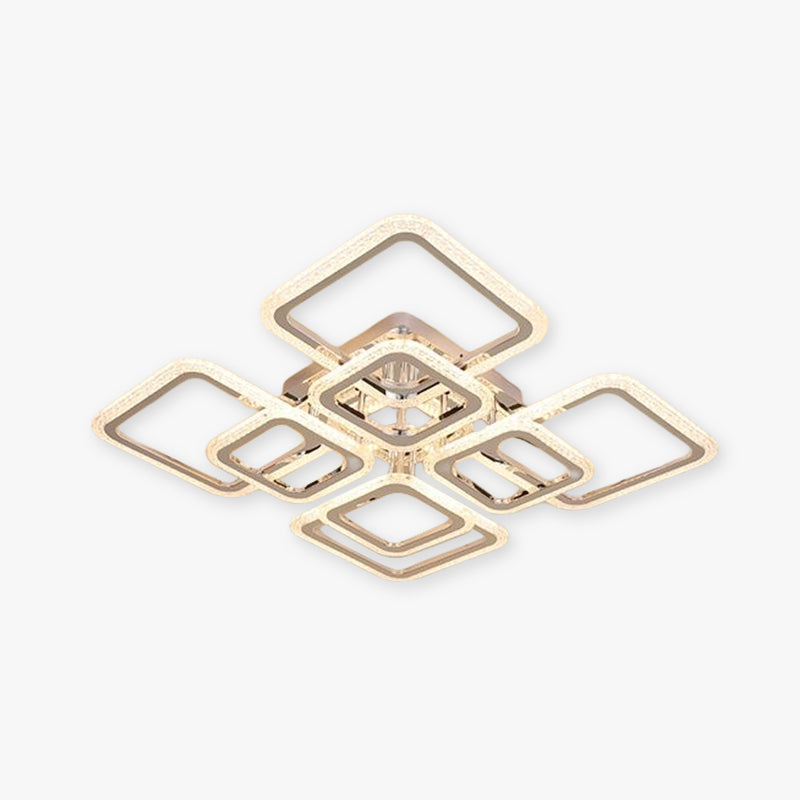 Lacey Modern Square Flush Mount Ceiling Light - Lumpaz